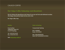 Tablet Screenshot of caligo-coffee.de